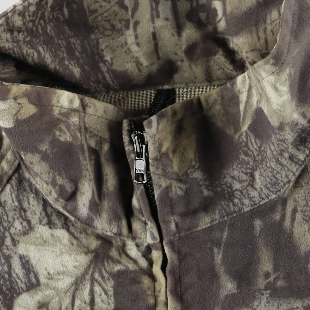 90s-00'S WOOLRICH Camouflage Pattern Real Tree Camo Nylon Blouson, Men's Size L Nylon Khaki type Vintage Second Hand