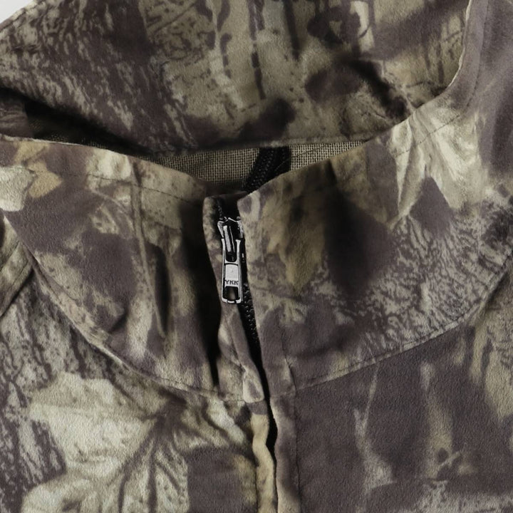 90s-00'S WOOLRICH Camouflage Pattern Real Tree Camo Nylon Blouson, Men's Size L Nylon Khaki type Vintage Second Hand