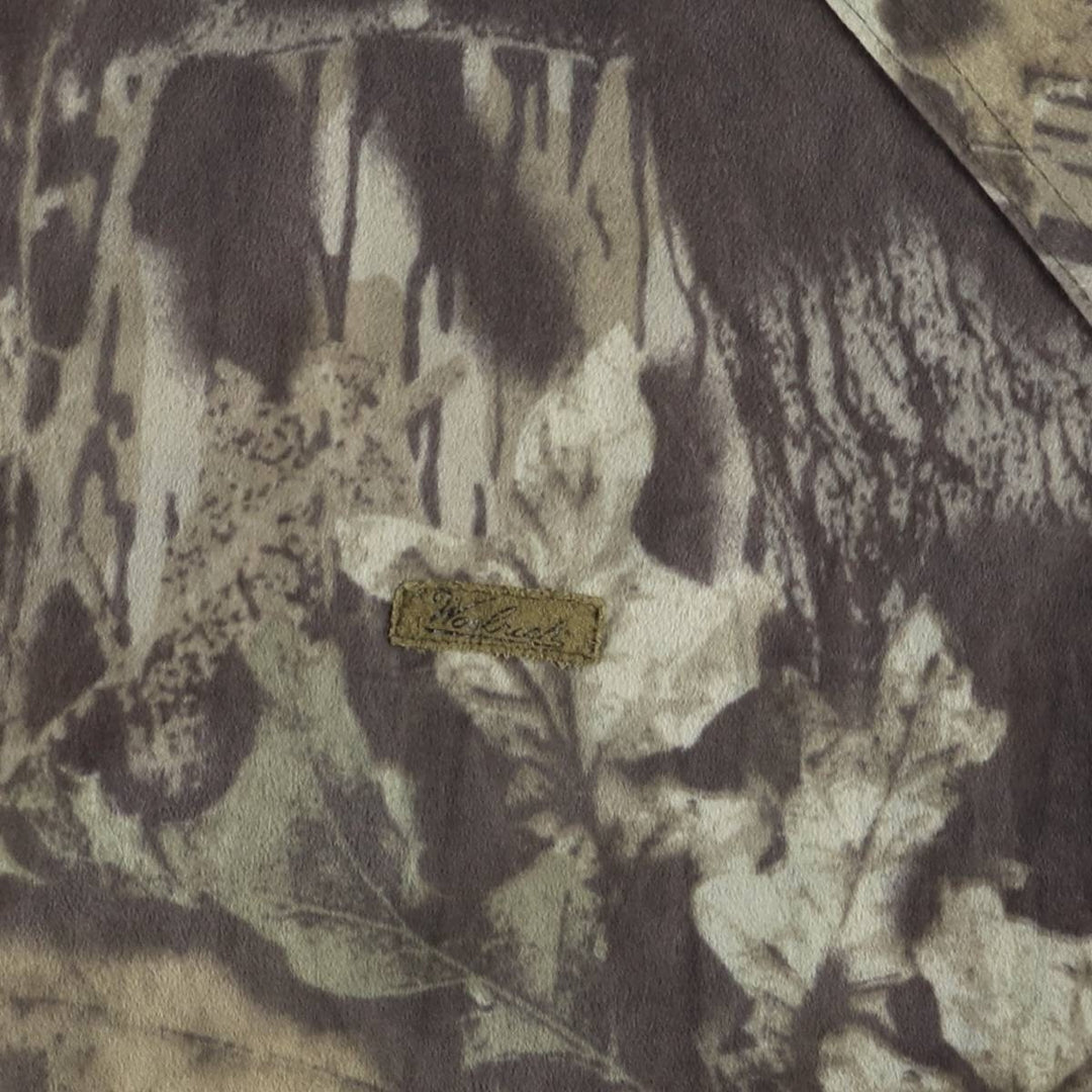 90s-00'S WOOLRICH Camouflage Pattern Real Tree Camo Nylon Blouson, Men's Size L Nylon Khaki type Vintage Second Hand