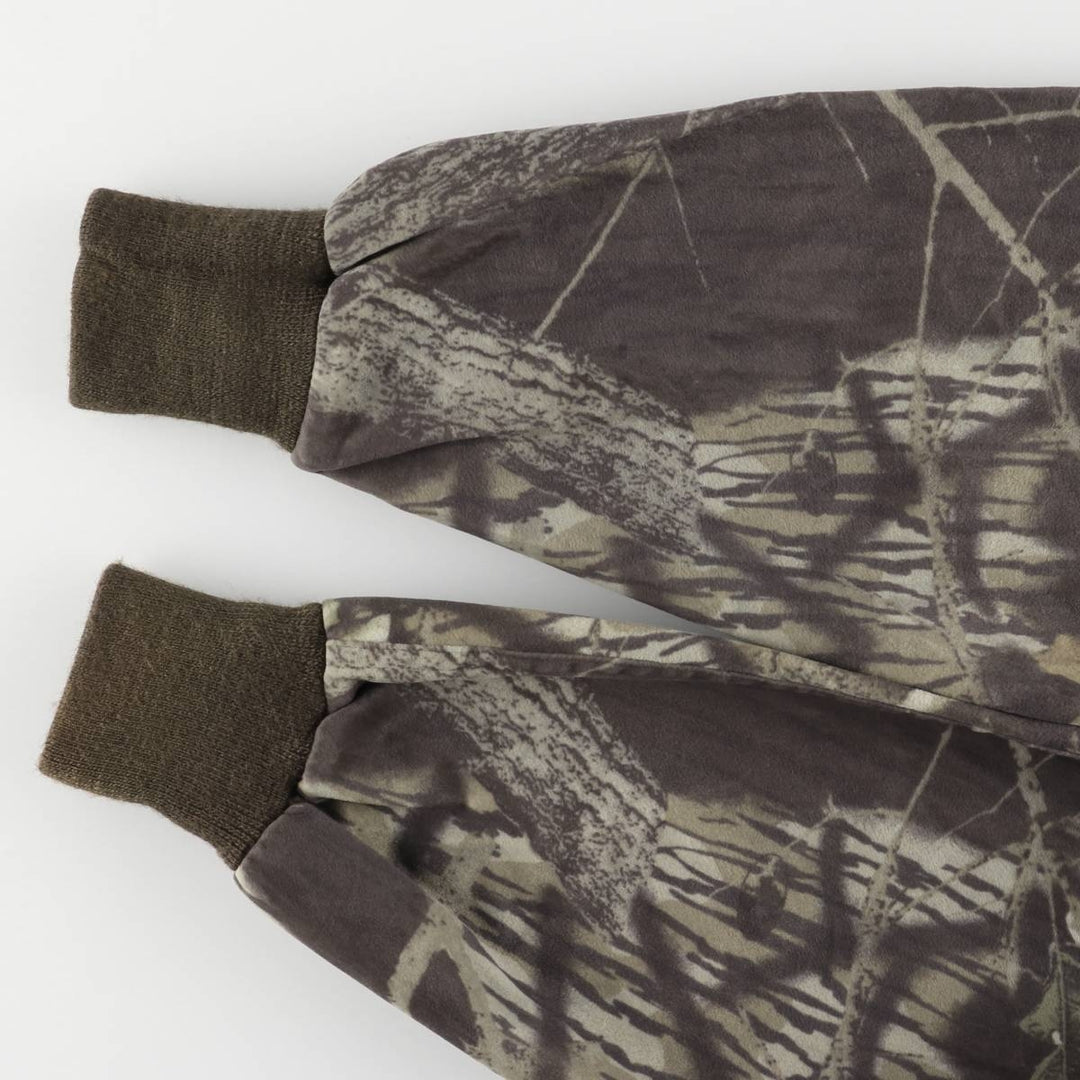 90s-00'S WOOLRICH Camouflage Pattern Real Tree Camo Nylon Blouson, Men's Size L Nylon Khaki type Vintage Second Hand