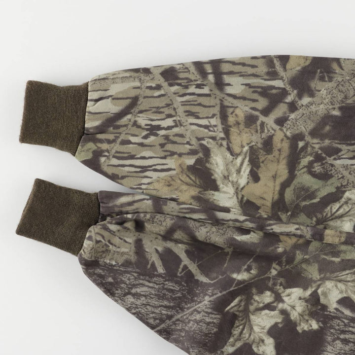 90s-00'S WOOLRICH Camouflage Pattern Real Tree Camo Nylon Blouson, Men's Size L Nylon Khaki type Vintage Second Hand