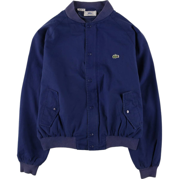 Vintage 1970s-1980'S Lacoste IZOD cotton blouson, men's size M cotton navy blue type Vintage Second Hand
