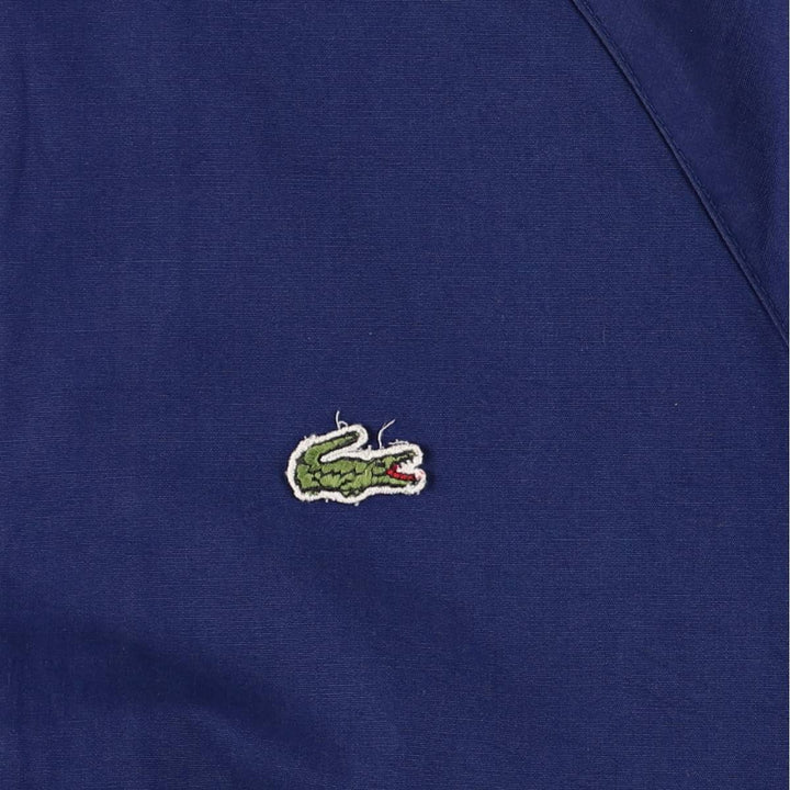 Vintage 1970s-1980'S Lacoste IZOD cotton blouson, men's size M cotton navy blue type Vintage Second Hand