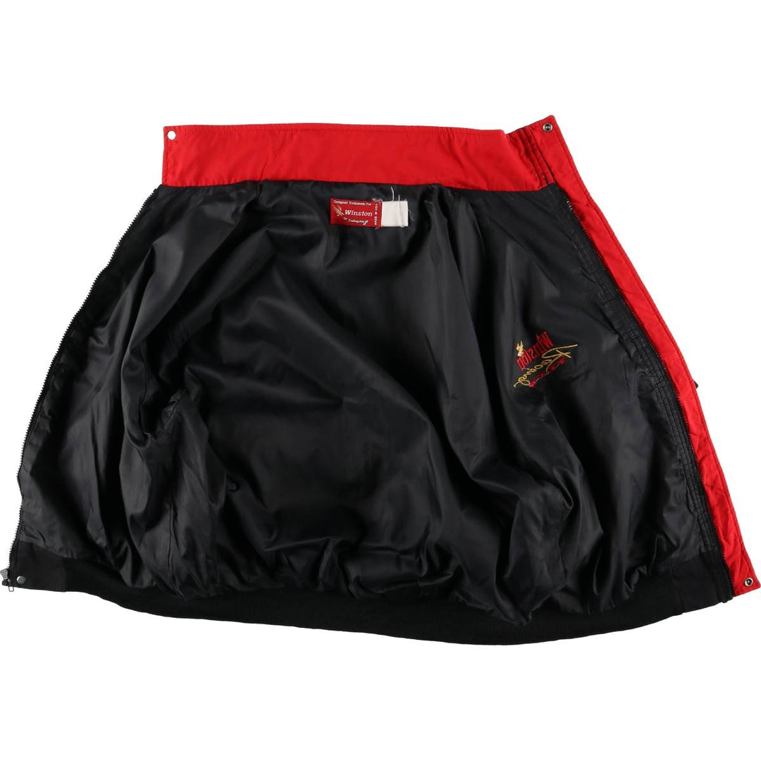 Vintage 1980s-1990'S Swingstar Winston Racing Jacket, Made in USA, Men's Size L unclear black type Vintage Second Hand