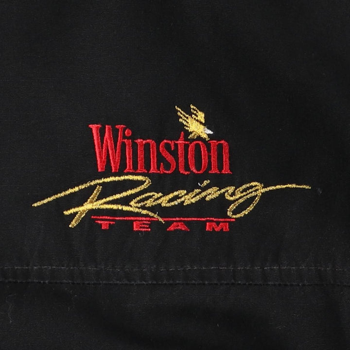 Vintage 1980s-1990'S Swingstar Winston Racing Jacket, Made in USA, Men's Size L unclear black type Vintage Second Hand