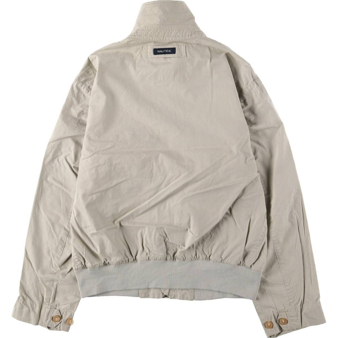 2000'S - NAUTICA Cotton Jacket, Made in Italy, Men's Size L cotton gray type Vintage Second Hand