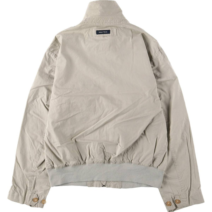 2000'S - NAUTICA Cotton Jacket, Made in Italy, Men's Size L cotton gray type Vintage Second Hand