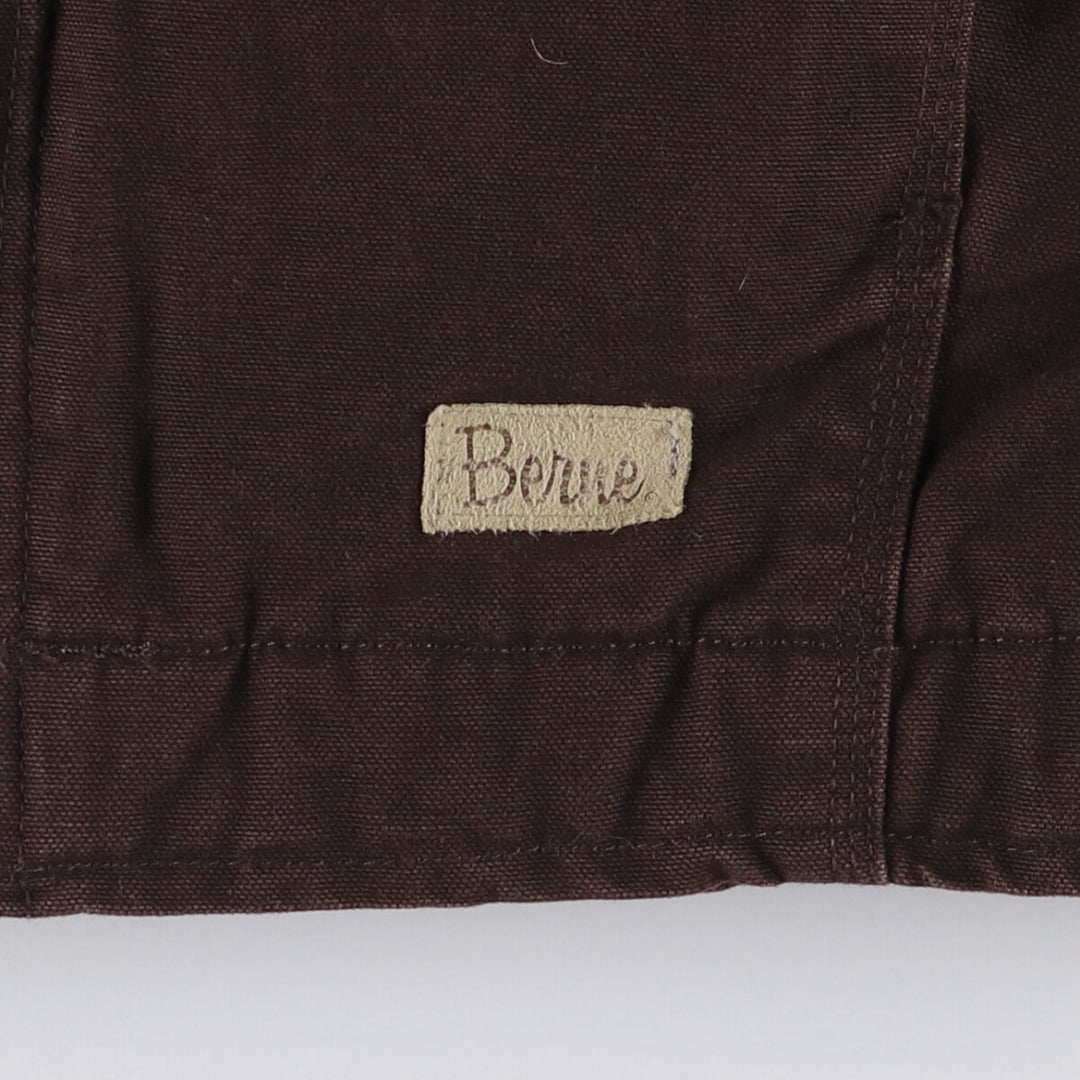 Berne Duck Work Jacket, Women's, Medium, Vintage cotton brown type Vintage Second Hand