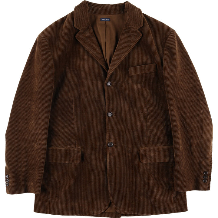 Ralph Lauren POLO by Ralph Lauren Corduroy Tailored Jacket Men's Size L cotton brown type Vintage Second Hand