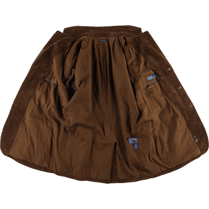 Ralph Lauren POLO by Ralph Lauren Corduroy Tailored Jacket Men's Size L cotton brown type Vintage Second Hand