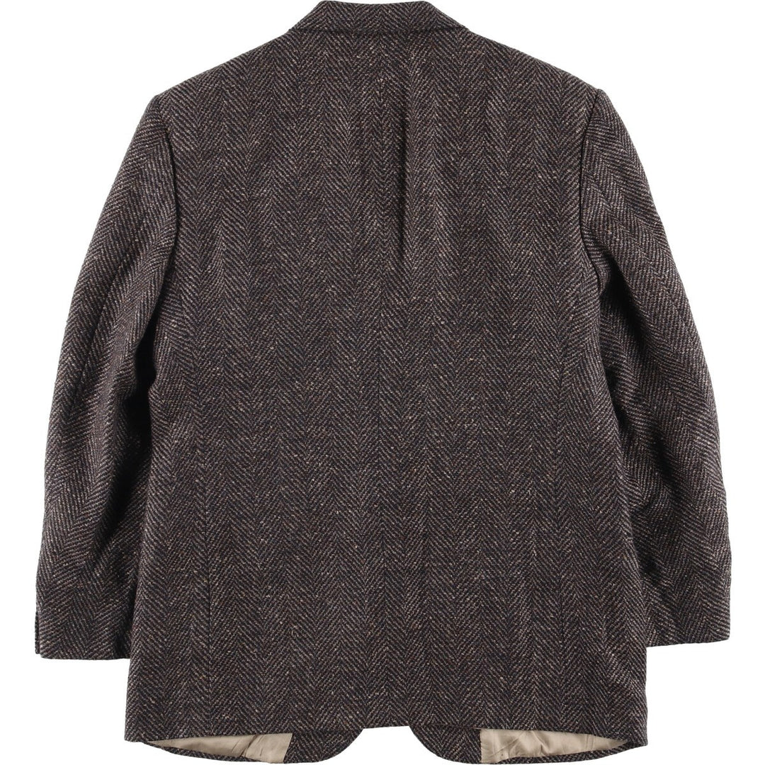 Vintage Pierre Cardin color nep herringbone tailored jacket, made in the USA, size M. unclear gray type Vintage Second Hand