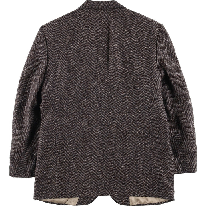 Vintage Pierre Cardin color nep herringbone tailored jacket, made in the USA, size M. unclear gray type Vintage Second Hand