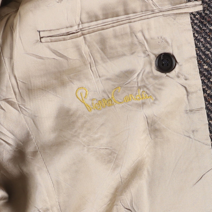 Vintage Pierre Cardin color nep herringbone tailored jacket, made in the USA, size M. unclear gray type Vintage Second Hand