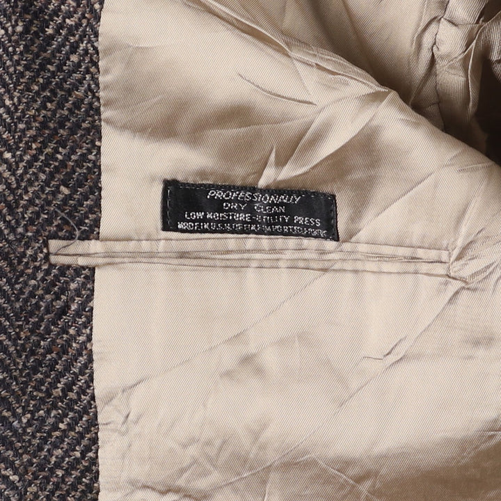 Vintage Pierre Cardin color nep herringbone tailored jacket, made in the USA, size M. unclear gray type Vintage Second Hand