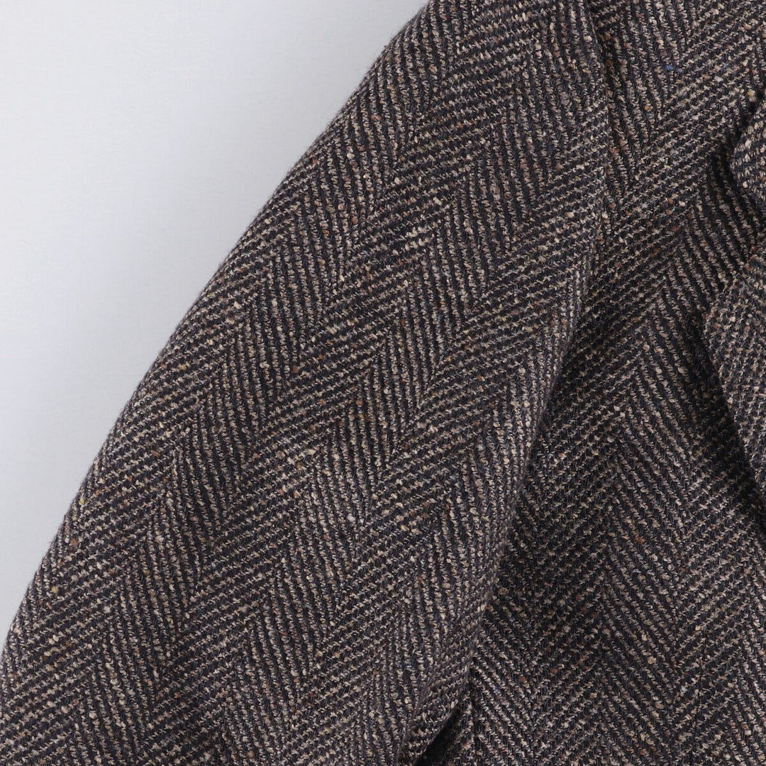 Vintage Pierre Cardin color nep herringbone tailored jacket, made in the USA, size M. unclear gray type Vintage Second Hand