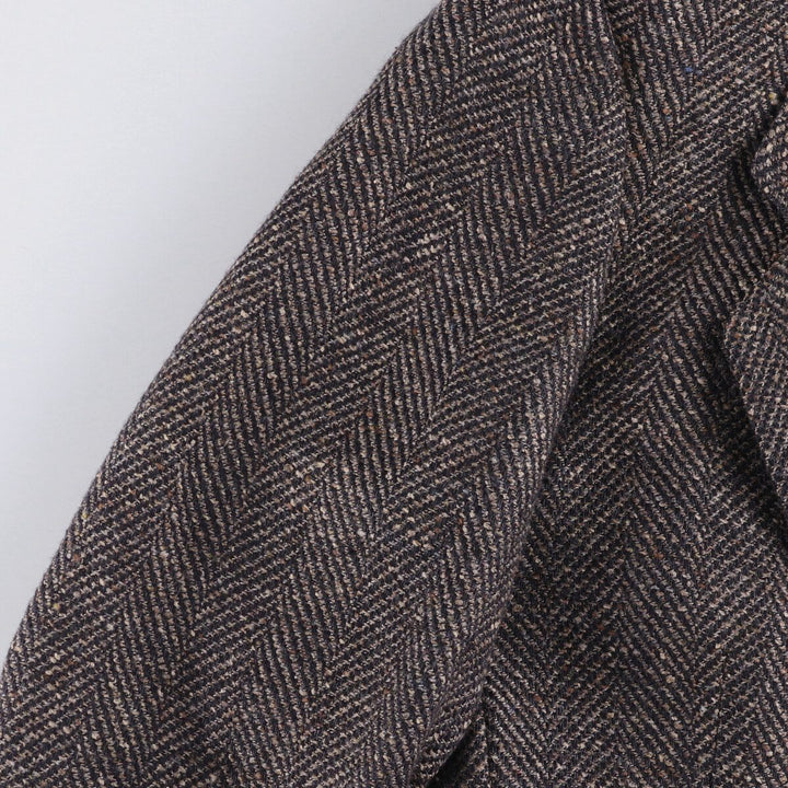 Vintage Pierre Cardin color nep herringbone tailored jacket, made in the USA, size M. unclear gray type Vintage Second Hand