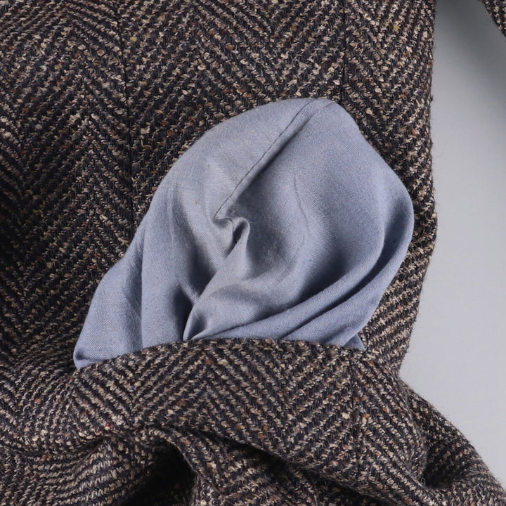 Vintage Pierre Cardin color nep herringbone tailored jacket, made in the USA, size M. unclear gray type Vintage Second Hand