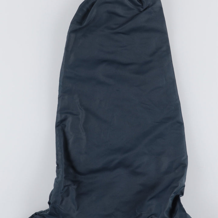 Vintage 1970'S "The Warm-Up" Collared Nylon Varsity Jacket, Men's Size XL unclear navy blue type Vintage Second Hand