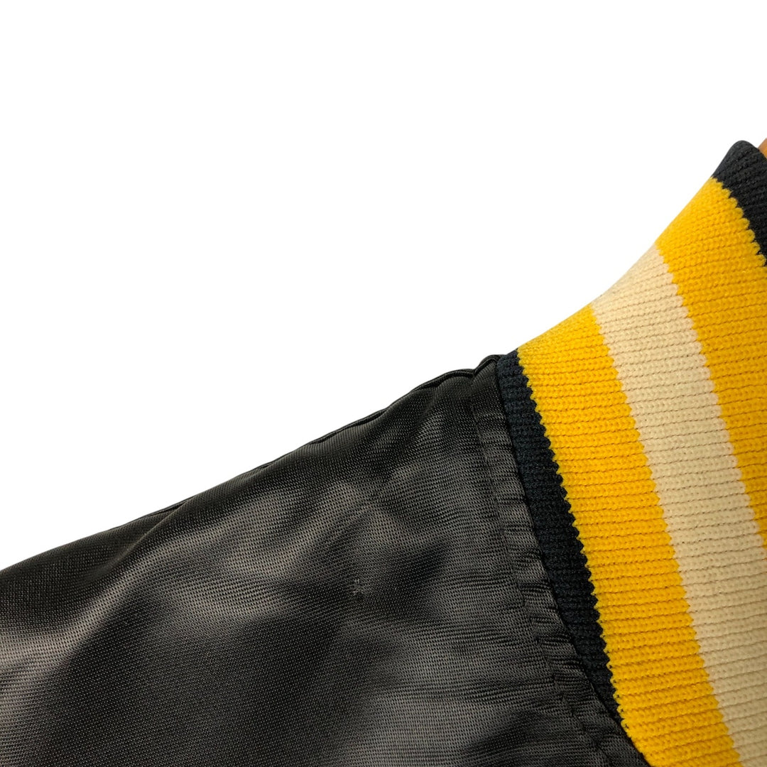 Vintage 80'S Starter Padded Nylon Varsity Jacket, Men's Size L Nylon black type Vintage Second Hand