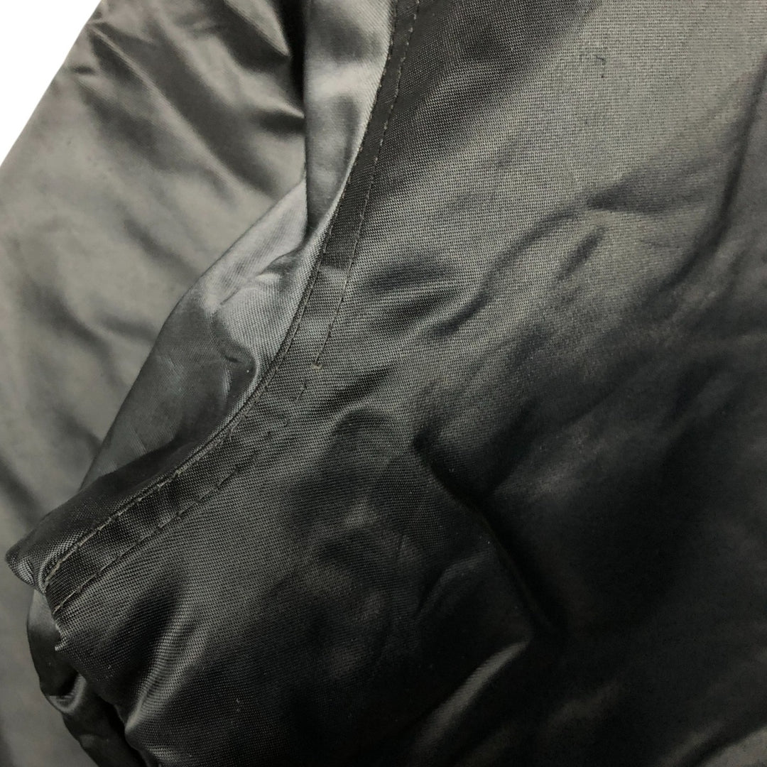 Vintage 80'S Starter Padded Nylon Varsity Jacket, Men's Size L Nylon black type Vintage Second Hand