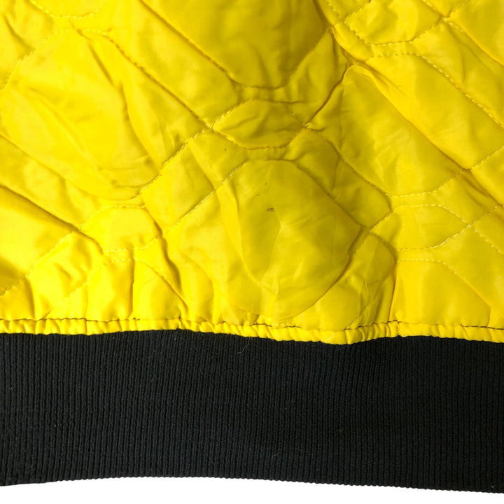 Vintage 80'S Starter Padded Nylon Varsity Jacket, Men's Size L Nylon black type Vintage Second Hand