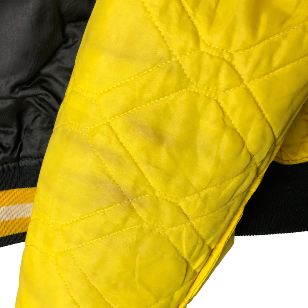 Vintage 80'S Starter Padded Nylon Varsity Jacket, Men's Size L Nylon black type Vintage Second Hand