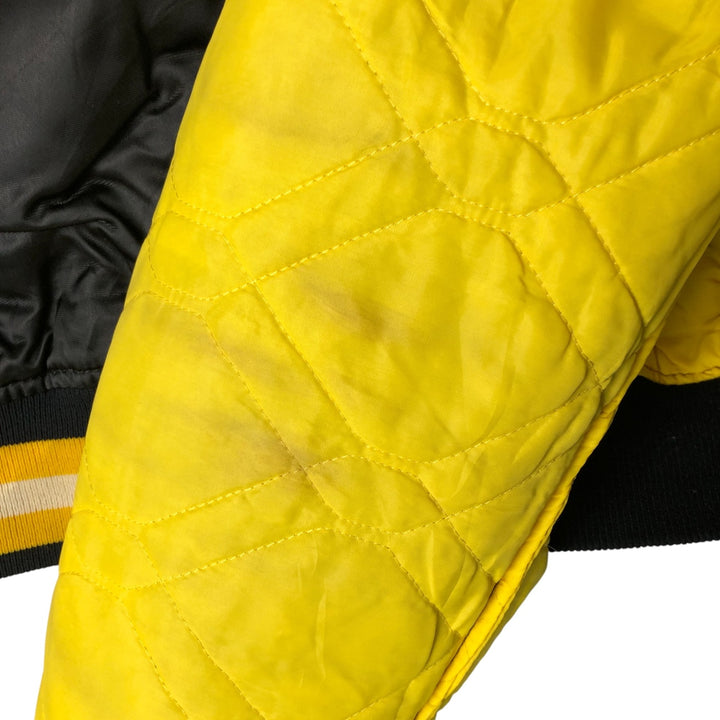 Vintage 80'S Starter Padded Nylon Varsity Jacket, Men's Size L Nylon black type Vintage Second Hand