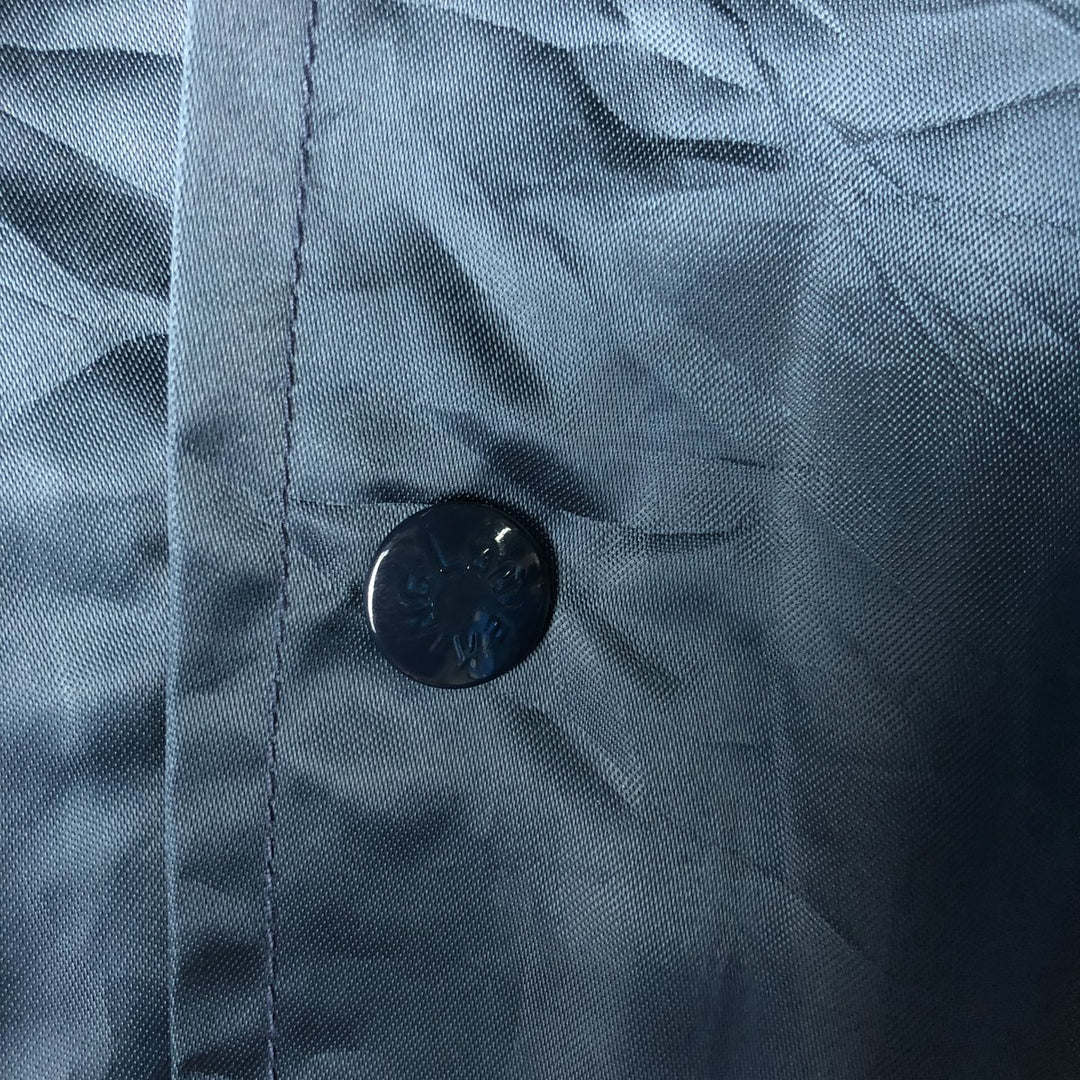 Vintage 1980'S King Louie PRO FIT padded nylon stadium jacket, size L, men's Nylon navy blue type Vintage Second Hand