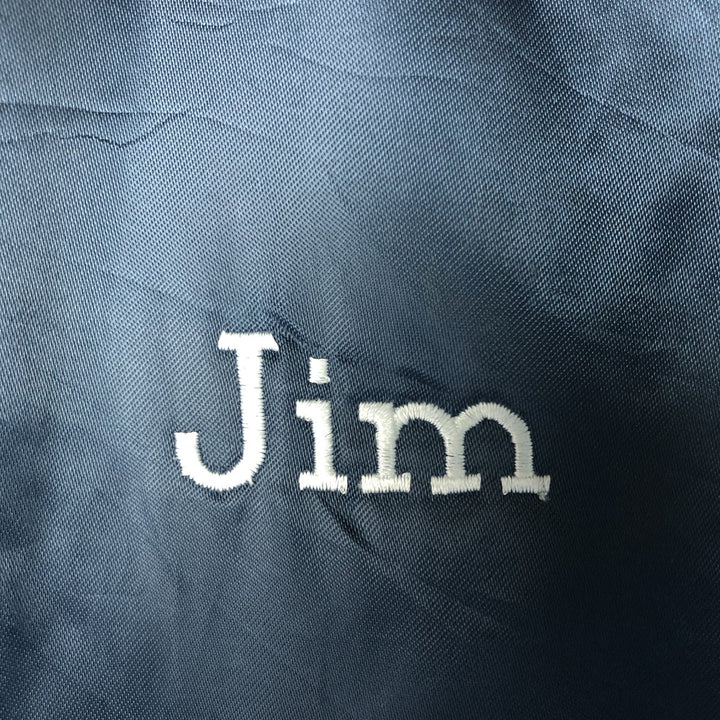 Vintage 1980'S King Louie PRO FIT padded nylon stadium jacket, size L, men's Nylon navy blue type Vintage Second Hand