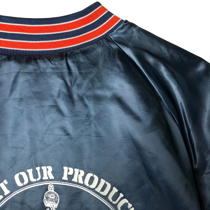 Vintage 1980'S King Louie PRO FIT padded nylon stadium jacket, size L, men's Nylon navy blue type Vintage Second Hand
