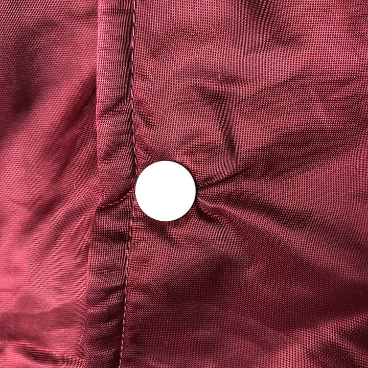 Vintage 1980'S Viking nylon varsity jacket, award jacket, made in the USA, size L, men's unclear Purple type red-purple Vintage Second Hand