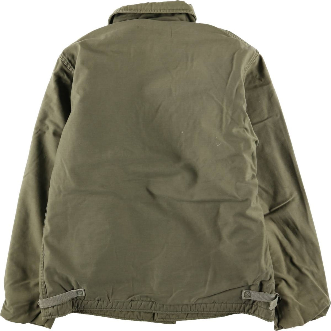Special Price: US Navy A-2 Military Deck Jacket, Men's Size Medium unclear Khaki type Vintage Second Hand