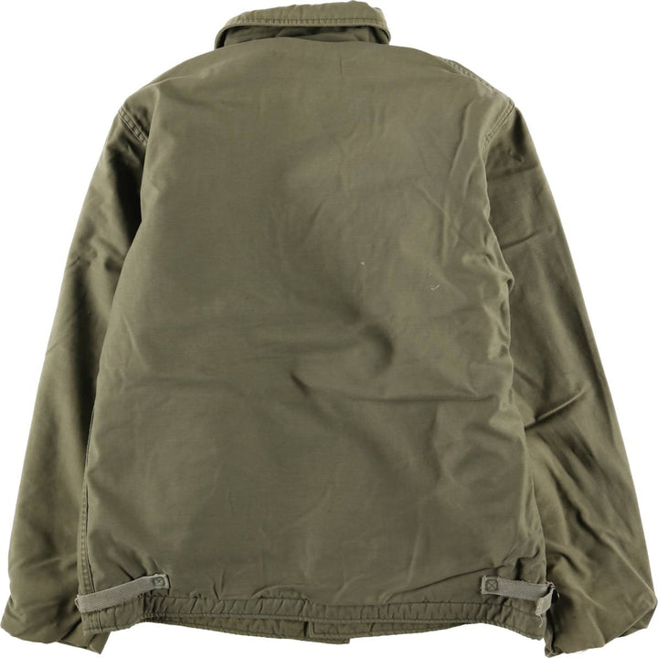 Special Price: US Navy A-2 Military Deck Jacket, Men's Size Medium unclear Khaki type Vintage Second Hand