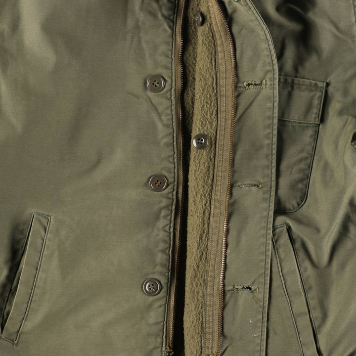 Special Price: US Navy A-2 Military Deck Jacket, Men's Size Medium unclear Khaki type Vintage Second Hand