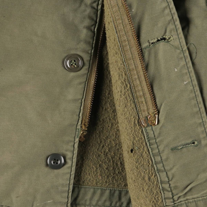 Special Price: US Navy A-2 Military Deck Jacket, Men's Size Medium unclear Khaki type Vintage Second Hand