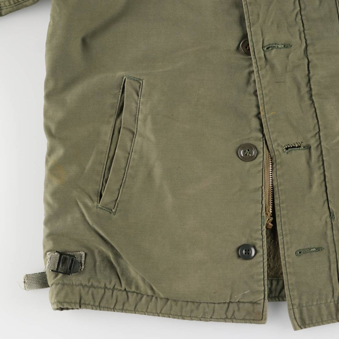 Special Price: US Navy A-2 Military Deck Jacket, Men's Size Medium unclear Khaki type Vintage Second Hand