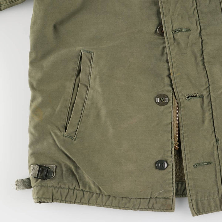 Special Price: US Navy A-2 Military Deck Jacket, Men's Size Medium unclear Khaki type Vintage Second Hand