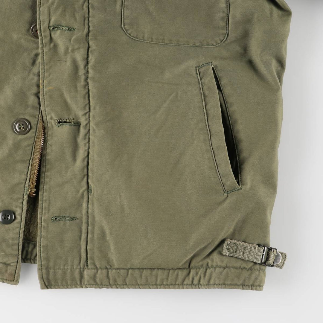 Special Price: US Navy A-2 Military Deck Jacket, Men's Size Medium unclear Khaki type Vintage Second Hand