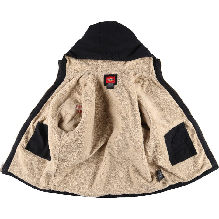 Dickies Active Jacket Type Duck Full Zip Hoodie Men's XL cotton black type Vintage Second Hand