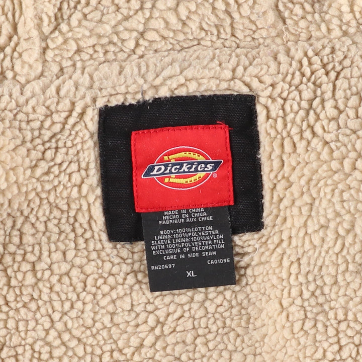 Dickies Active Jacket Type Duck Full Zip Hoodie Men's XL cotton black type Vintage Second Hand