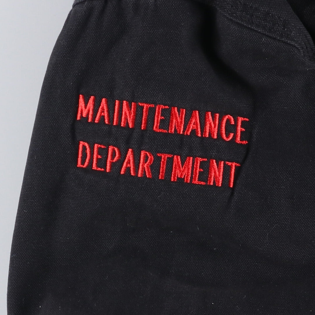 Dickies Active Jacket Type Duck Full Zip Hoodie Men's XL cotton black type Vintage Second Hand