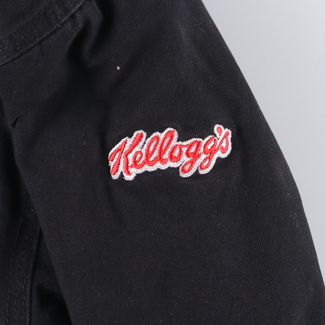 Dickies Active Jacket Type Duck Full Zip Hoodie Men's XL cotton black type Vintage Second Hand