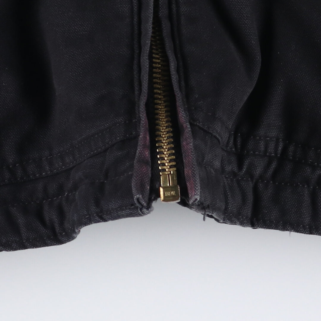 Dickies Active Jacket Type Duck Full Zip Hoodie Men's XL cotton black type Vintage Second Hand