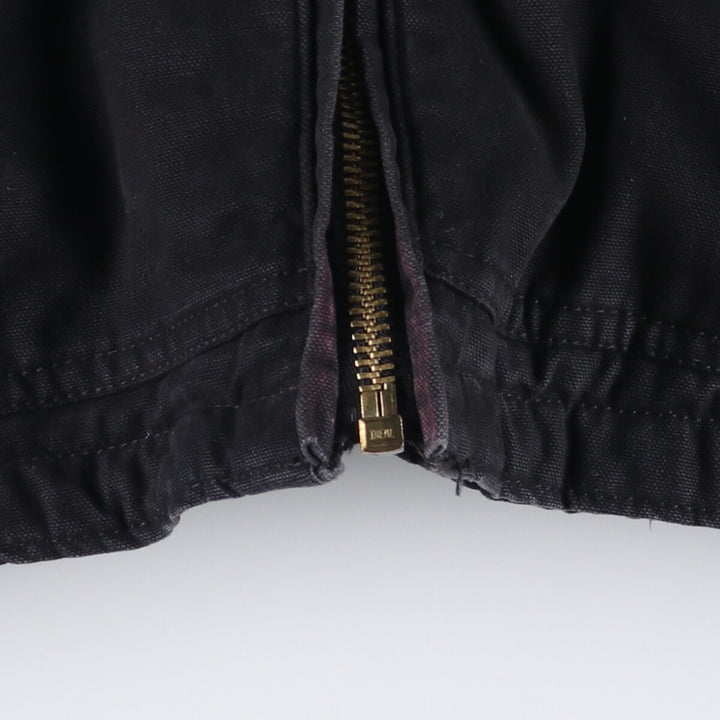 Dickies Active Jacket Type Duck Full Zip Hoodie Men's XL cotton black type Vintage Second Hand