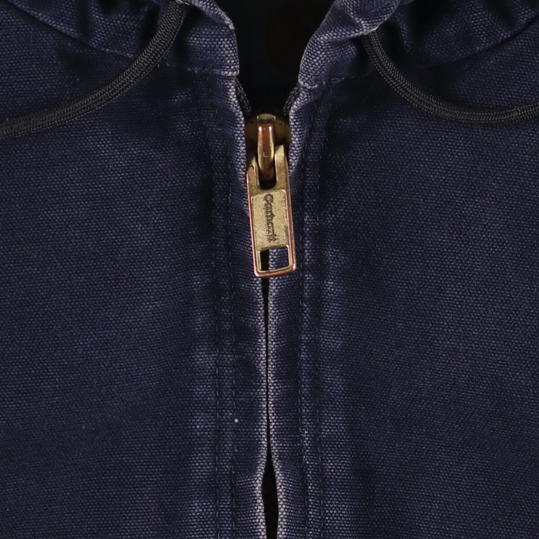 Carhartt Active Jacket, Padded Duck Full-Zip Hoodie, Men's XXL cotton navy blue type Vintage Second Hand