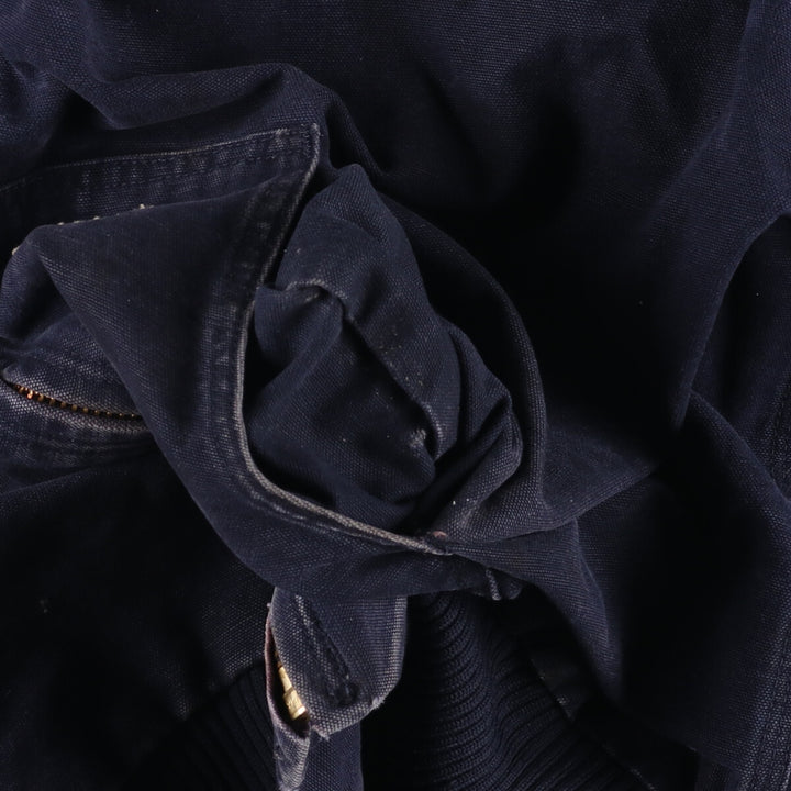 Carhartt Active Jacket, Padded Duck Full-Zip Hoodie, Men's XXL cotton navy blue type Vintage Second Hand