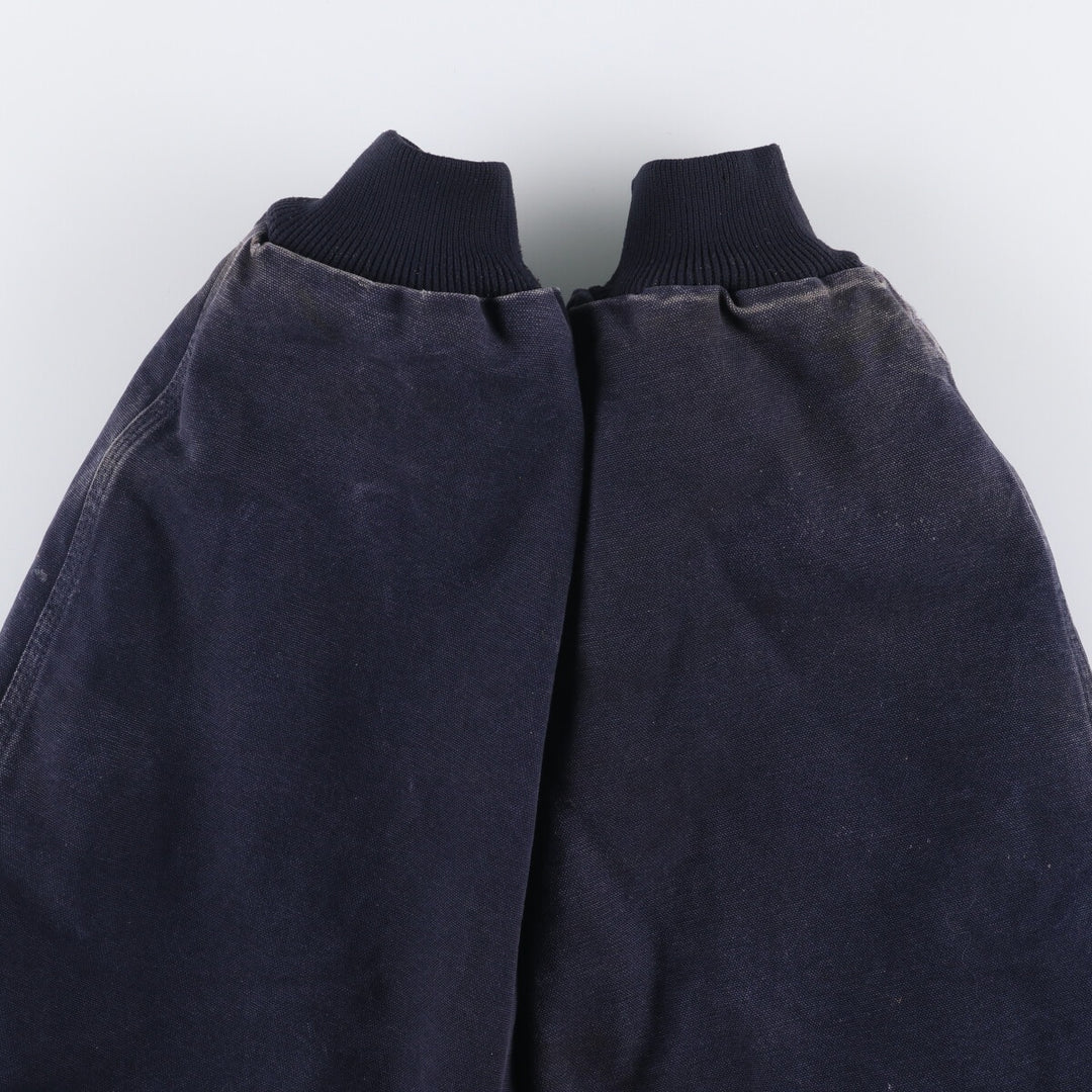 Carhartt Active Jacket, Padded Duck Full-Zip Hoodie, Men's XXL cotton navy blue type Vintage Second Hand