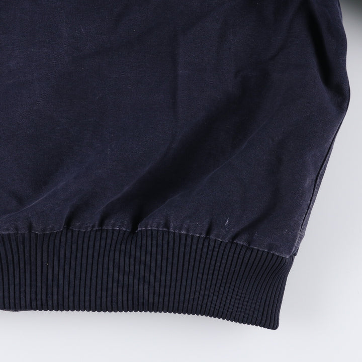 Carhartt Active Jacket, Padded Duck Full-Zip Hoodie, Men's XXL cotton navy blue type Vintage Second Hand