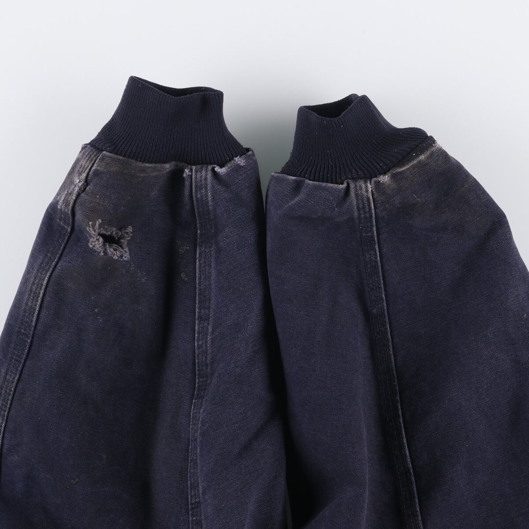 Carhartt Active Jacket, Padded Duck Full-Zip Hoodie, Men's XXL cotton navy blue type Vintage Second Hand