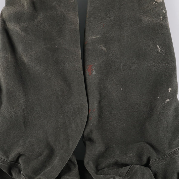 Carhartt Active Jacket Duck Full Zip Hoodie Men's XL cotton Khaki type Vintage Second Hand